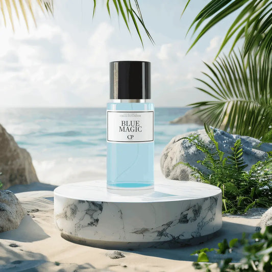 Blue Magic-Eau de Parfum Mixte 50ml | Code Privé Paris | Fraîcheur Hypnotique et Boisée N'MYZ